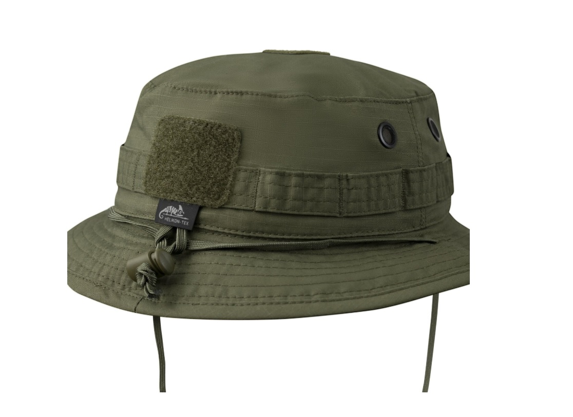 BOONIE HAT MK2 - POLYCOTTON STRETCH RIPSTOP - OLIVE GREEN - 1 | YEO